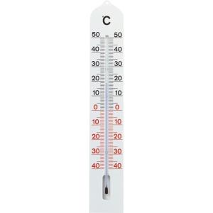 Express Buitenthermometer kunststof wit 41 cm
