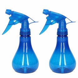 Forte Plastics 2x Waterverstuivers/spuitflessen 250 ml Blauw