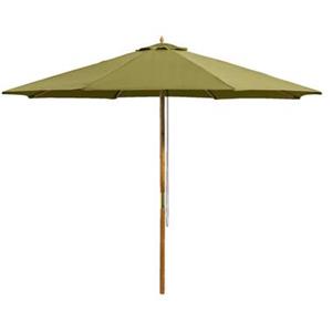 Le Sud houtstok parasol Tropical - groen - Ø300 cm