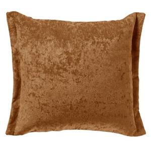 Dutch Decor  LEWIS - Kussenhoes velours 45x45 cm Tobacco Brown - brui