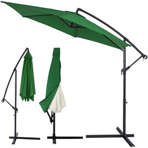 Kingsleeve Parasol Groen 300cm UV-bescherming 40+ + Hoes