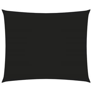 vidaxl Zonnescherm rechthoekig 2,5x3,5 m oxford stof zwart