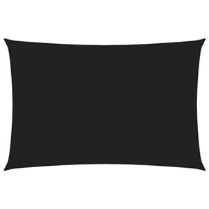 vidaxl Zonnescherm rechthoekig 2,5x5 m oxford stof zwart