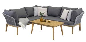 24Designs Antella Hoek Loungeset - Grijs