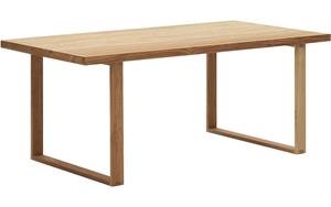 kavehome Canadell Tisch 100% outdoor aus massivem recyceltem Teakholz 180 x 90 cm - Kave Home