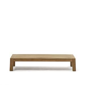 Kave Home  Forcanera salontafel in massief teakhout 150 x 71 cm
