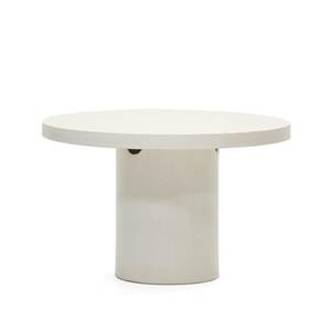 Kave Home  Aiguablava ronde tafel in wit cement, Ã 120 cm
