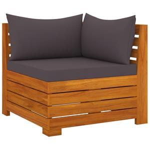 VIDAXL 10-tlg. Garten-lounge-set Mit Kissen Massivholz Akazie