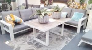 OWN Loungeset met hoge tafel 5 delig light grey