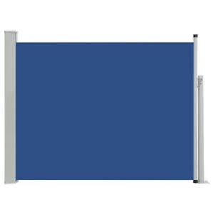 vidaXL Tuinscherm uittrekbaar 140x500 cm blauw