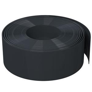 vidaXL Tuinrand 10 m 20 cm polyetheen zwart