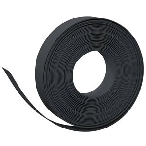 vidaXL Tuinranden 5 st 10 m 10 cm polyetheen zwart