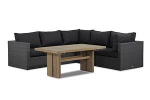 Garden Collections Houston/Brighton 140 cm dining loungeset 6-delig