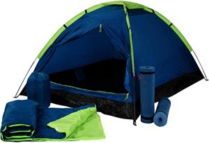 Mckinley Festent Set Campingzelt Farbe: 902 blue petrol/green lime)