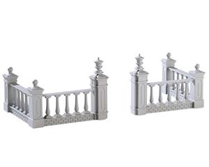 LEMAX Plaza fence set of 4