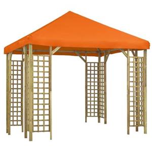 VIDAXL Pavillon 3 X 3 M Orange