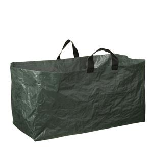 Merkloos 1x Groene kofferbak afvalzakken opvouwbaar 225 liter -
