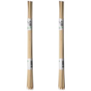 Nature 120x stuks splitbamboe / bamboestokjes 30 cm - plantensteun / tonkinstokken -