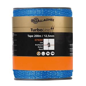 Gallagher Schriklint TurboLine (12,5 MM / Blauw) - 200 Meter