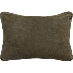 PTMD Collection PTMD Suky Green suede leather cushion rectangle S