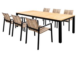 Yoi Diningset Arashi Ishi 220 cm Naturel