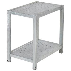 Plus Danmark Sidetable verzinkt staal 47 x 77 x 72 cm