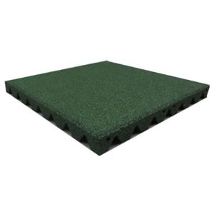 HomingXL Terrastegel Rubber 50 x 50 (45 mm) groen
