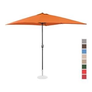 Uniprodo Parasol groot - oranje - rechthoekig - 200 x 300 cm