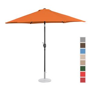 Uniprodo Parasol groot - oranje - zeshoekig - Ø 270 cm - kantelbaar