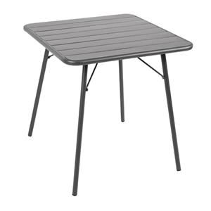 Bolero vierkante stalen tafel grijscm