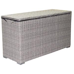 AVH-Outdoor Kussenbox klein 126x47xH71 cm grijs