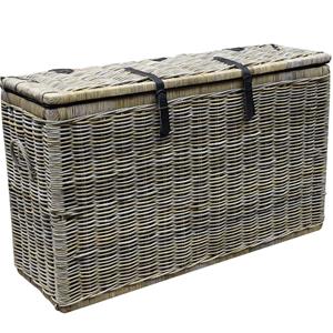 AVH-Outdoor Kussenbox middel 151x51xH95 cm naturel rotan