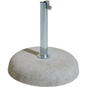 Parasolvoet rond, van natuurlijk beton, voor een stok-Ø tot 38 mm