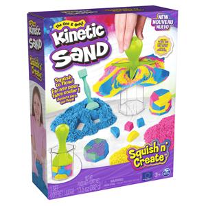 Spin Master Kinetic Sand Squish N’ Create Set, Spielsand