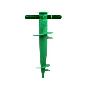 Merkloos Parasolharing - groen - kunststof - D22-32 mm x H31 cm -
