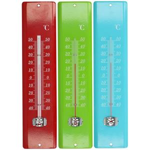 Kinzo Thermometer Metaal 29,5x7x2cm