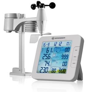 BRESSER Tuya Smart Home 7-in-1 Wetterstation ClimateConnect  Farbe: weiss