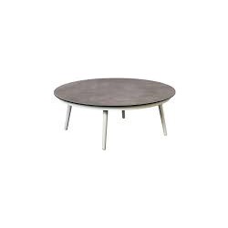 Yoi Sushi coffee table dia. 50x35 cm aluminium salix/vulcano