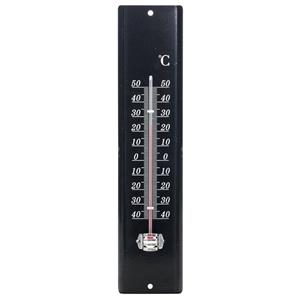 Lifetime Garden  thermometer - zwart - voor binnen en buiten - 29.5 cm -