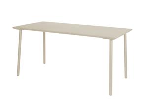 Max&Luuk George table 160x80x75 cm alu pearl grey