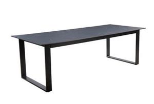 Yoi Teeburu table 240x100cm. alu black/slate
