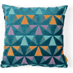 Bold Monkey Start The Fireworks Pillow Blue