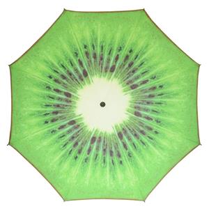 Merkloos Parasol - kiwi fruit - D180 cm - UV-bescherming - incl. draagtas -