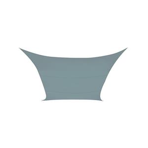 Perel Schaduwdoek, waterafstotend, 2 x 3 m, 160 g/m², polyester, rechthoek, lichtgrijs