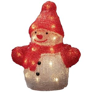 Konstsmide 6226-103 Acryl figuur Sneeuwpop Warmwit LED Warm-wit