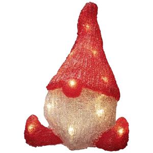 Konstsmide 6228-103 Acryl-Figur Weihnachtsmann Warmweiß LED Warmweiß