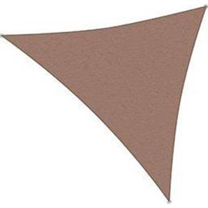 Koopman Schaduwdoek driehoek zandkleurig 3x3x3m met Bevestigingsset