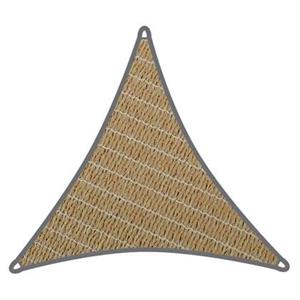 Coolaroo schaduwdoek driehoek 6,5x6,5x6,5m Zand met Bevestigingsset
