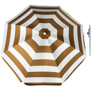 Merkloos Parasol - goud - D160 cm - incl. draagtas - parasolharing - 49 cm -