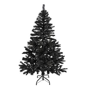 Bellatio Tweedekans kunst kerstboom/kunstboom zwart 150 cm -